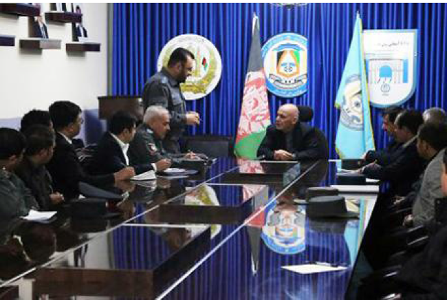 Ghani Pays Late Night Visit to District Police Headquarters
